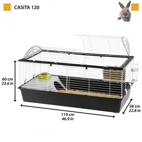 Gaiola Ferplast Casita 120 Para Coelhos