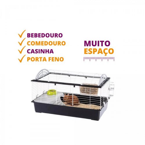 Gaiola  Ferplast Casita 80 Para Coelhos