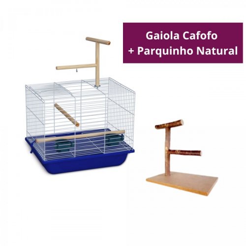 Combo Gaiola Bragança cafofinho+ Parquinho Natural