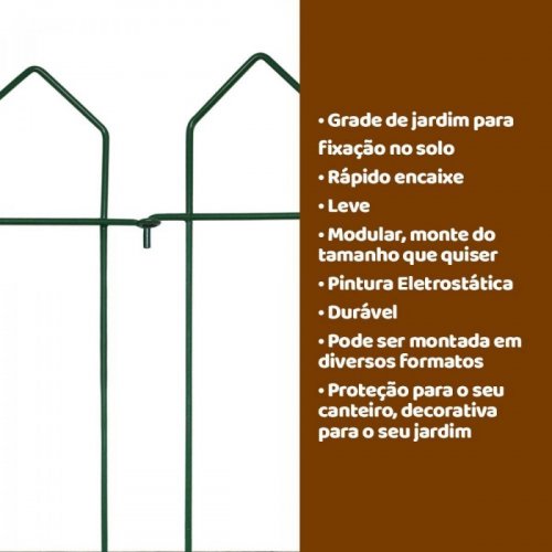  Cerca Livre Birds Modular Wire Triangle Individual