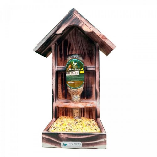 Alimentador Automático Livre Birds Wood House SL3728