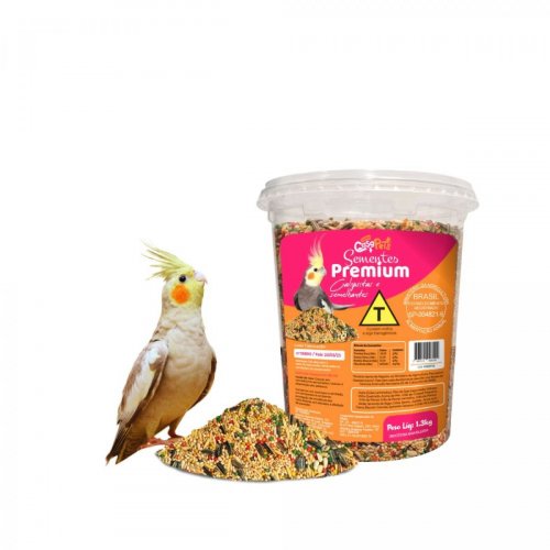 Ração Minha Casa Pets Mix Calopsita 1,3kg