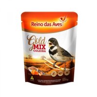 Ração Reino das Aves Coleira Gold Mix 500g