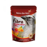 Ração Reino das Aves Fibra Maçã, Banana e Própolis 500g