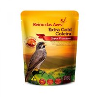 Ração Reino das Aves Extra Gold Coleira 250g