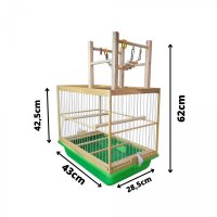 Gaiola Play Park - Produto Exclusivo Minha Casa Pets