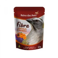 Ração Reino das Aves Fibra Laranja com Mamão 500g