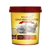 Ração Gold Reino das aves Papa Filhote 400g