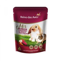 Ração Reino das Aves Porquinho da Índia e Mini Coelho Mix Roedor 500g