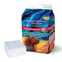 Tapete Higiênico Chalesco Premium Super Absorvente 90 X 60cm Com 50un Para Cães