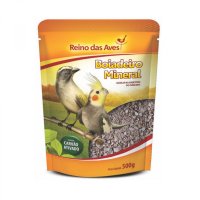 Ração Reino das Aves Pássaro Boiadeiro Mineral Gold Mix 500G