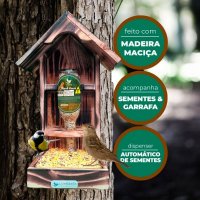 Alimentador Automático Livre Birds Wood House SL3728