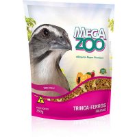 Ração Megazoo Extrusada Trinca-Ferros Frutas 350g