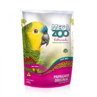 Ração Megazoo Extrusada Papagaios Mini (AM16) 600g