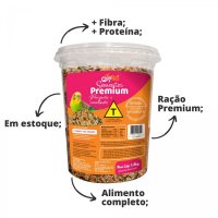 Ração Minha Casa Pets Mix Periquito 1,3kg