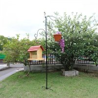 Suporte para Jardim Pedestal Livre Birds Wire Floral