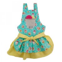 Vestido Mig&Joy Tecido Plano Estampa Cupcake | T19