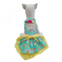 Vestido Mig&Joy Tecido Plano Estampa Cupcake | T19