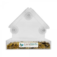 Alimentador Livre Birds Crystal com Ventosa MT513